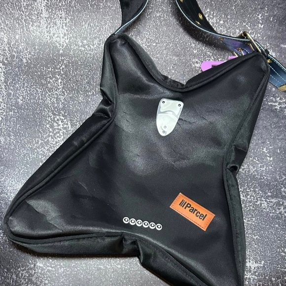 Vintage III Parcel Black & Yellow Electric Guitar Crossbody Shoulder Bag Purse - Picture 4 of 11